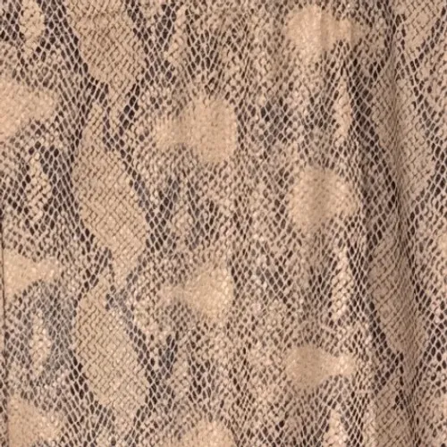 Elodie Tan Animal Print High Rise Flare Leg Pants Women XL NWT Retro Bohemian - Image 5