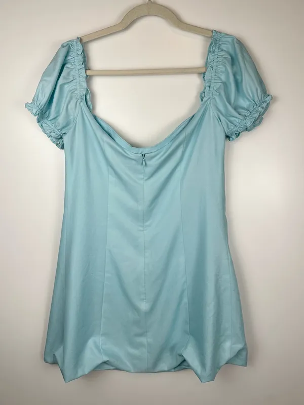 With Jean Coupe Dress in Clear Water - Image 5