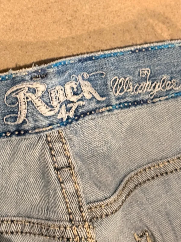 Wrangler Light Blue Bootcut Jeans for Women - Image 10