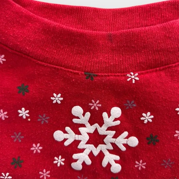 Vintage 90s Spumoni by Franko Christmas Skating Bears Sweatshirt Women's Medium - Image 3