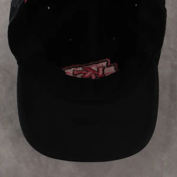 Kansas City Chiefs '47 Brand Black Pink Cloth‎ Strap Athletic Baseball Hat Cap - Image 9