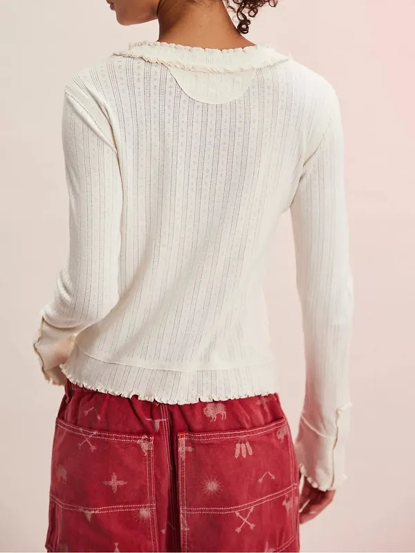 Free People We The Free Through The Woods Long Sleeve Tee - Image 2
