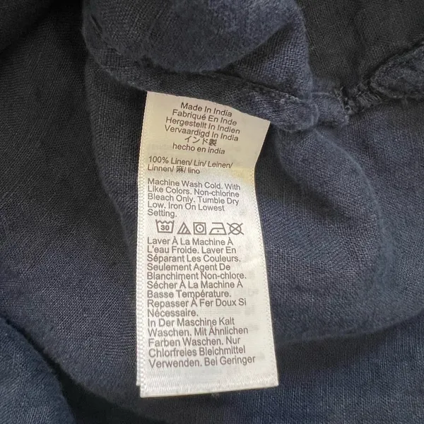 J.Crew Relaxed-fit Baird McNutt Irish Linen Shirtdress size Medium Tall … - Image 6