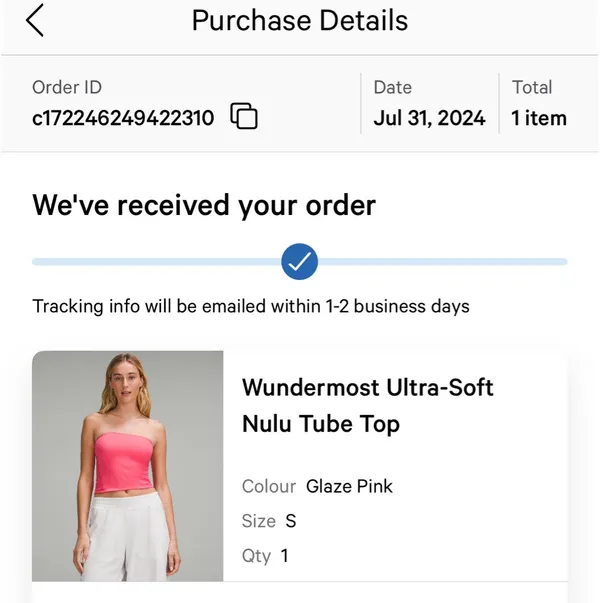 Lululemon Tube Top  - Image 4