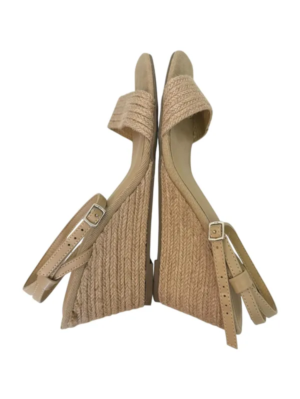 Joie Women's 8.5 Square Toe Wedge Block Heel Sandals - Image 7