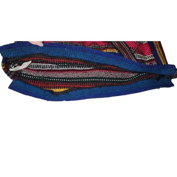 Vintage Lillo Woven Tote Multi-Color Artesanias Shoulder‎ Bag - Image 4