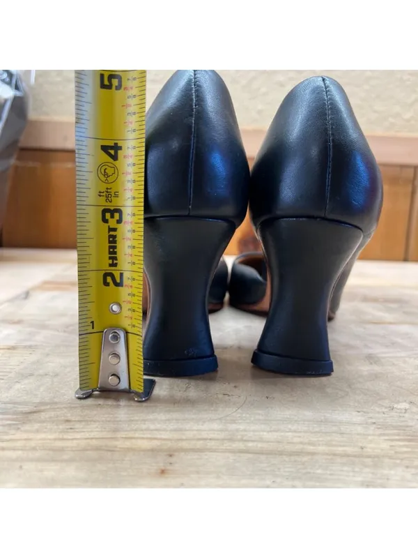 John Fluevog Earhart D'Orsay Pump Black Size 7.5 - Image 13