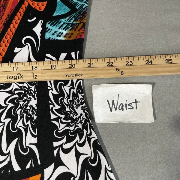 Sophie A Dress Size XL Bright Travel Knit Easy Care Dopamine Artsy Art to Wear - Image 8