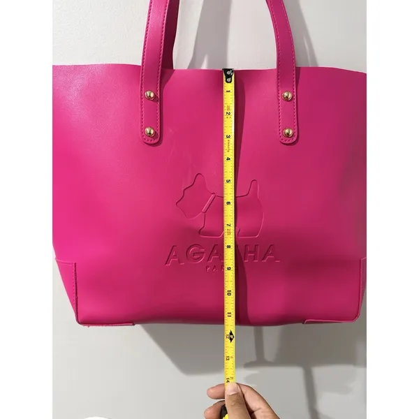 Agatha Paris Scotty Pink Handbag Purse J‎ - Image 4