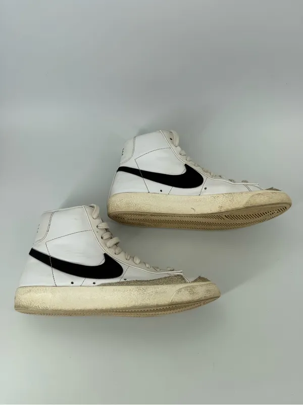 Nike Blazer Mid '77 Vintage CZ1055-100 White Black Shoes 2021 Womens Size 8.5 - Image 7