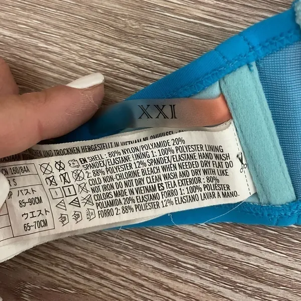 FOREVER 21 Blue Bikini Top - Image 7