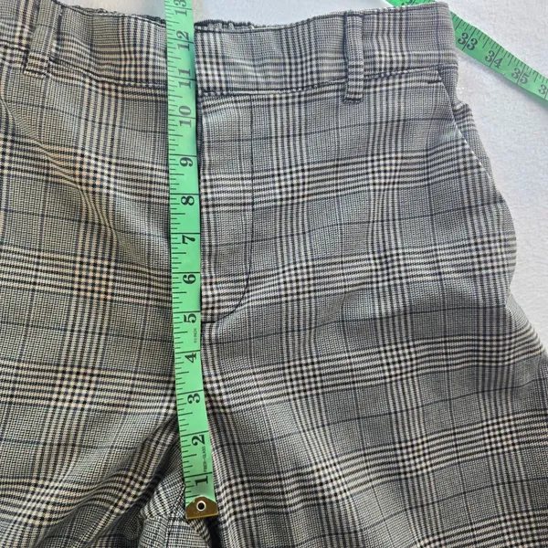 Gap Easy Trouser Womens Black Plaid Wide Leg High Rise Elastic‎ Back Pants 6 - Image 7