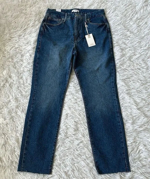 NWT Good American Good classic Skinnyish fit hi rise Women’s Jeans size 10/30 - Image 7