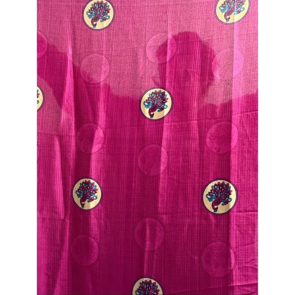 Women's Silk saree Jolly Silks Blue Pink New - Image 8