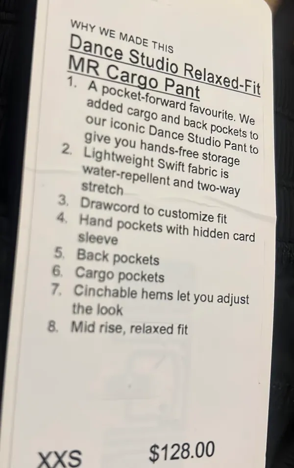 Lululemon Dance Studio Relaxed-Fit Mid-Rise Cargo Pant - Image 7