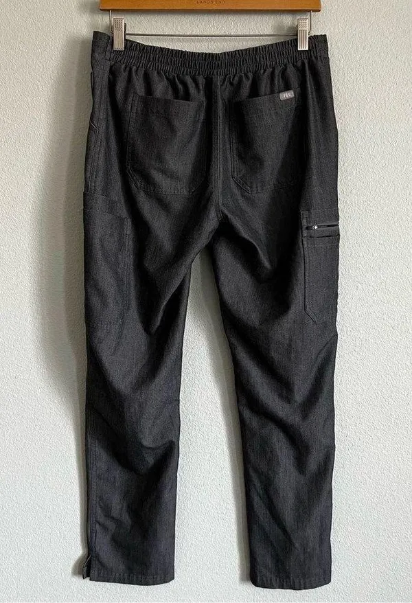 FIGS Yola Graphite Skinny Scrub Pants. Size Small - Image 5
