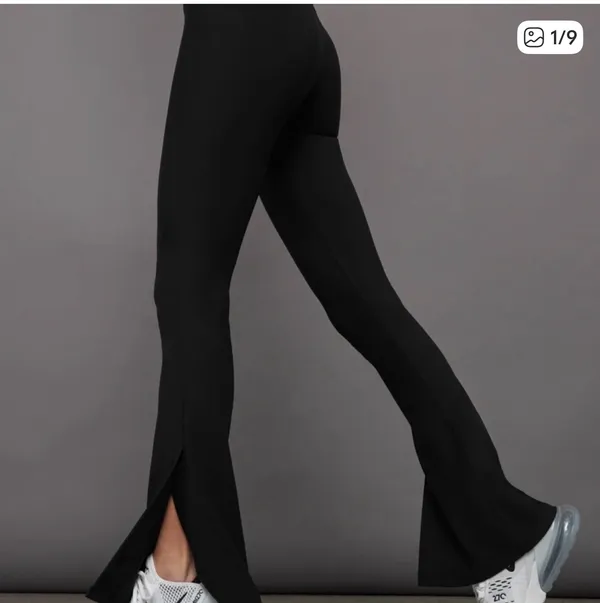 Carbon 38 flare split leg leggings - Image 7