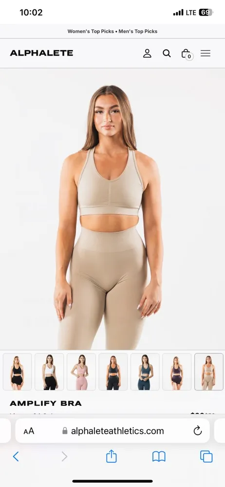 Alphalete Sports Bra - Image 3