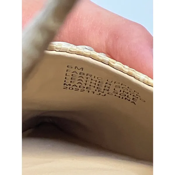 Jennifer Sumko Antonio Melani Slingback Flats Womens 6M Tan Excellent Shell - Image 8