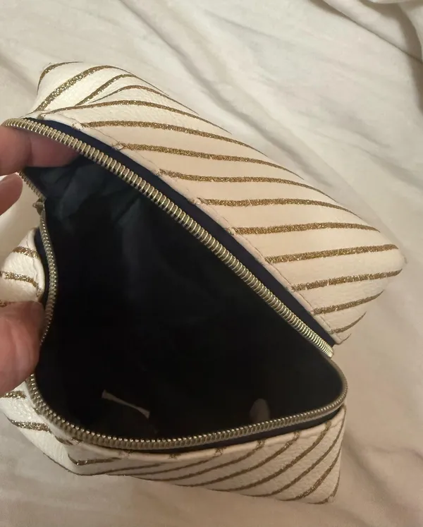 Mascara and Caffeine make up bag White - Image 5