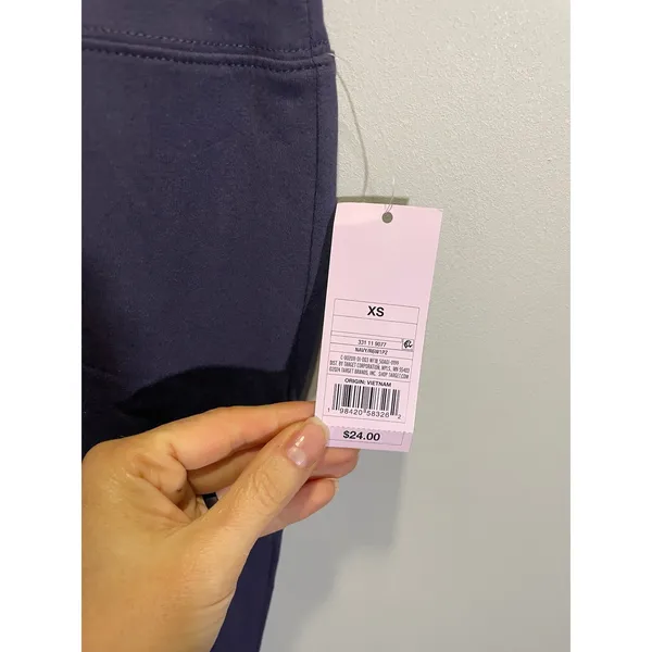 Wild Fable Flare Leggings Women XS Navy Blue‎ High Waisted Split Hem Yoga Pants - Image 4