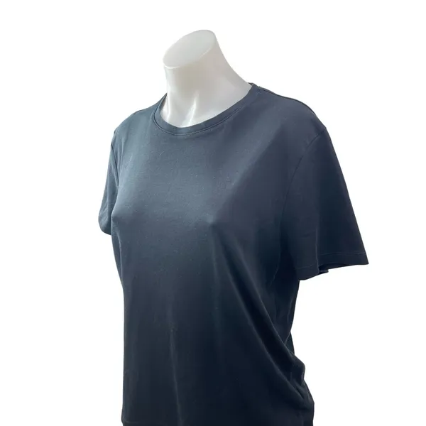 Banana Republic Women's Black Short Sleeve Crew Neck T Shirt Tee Top Size M - Image 2