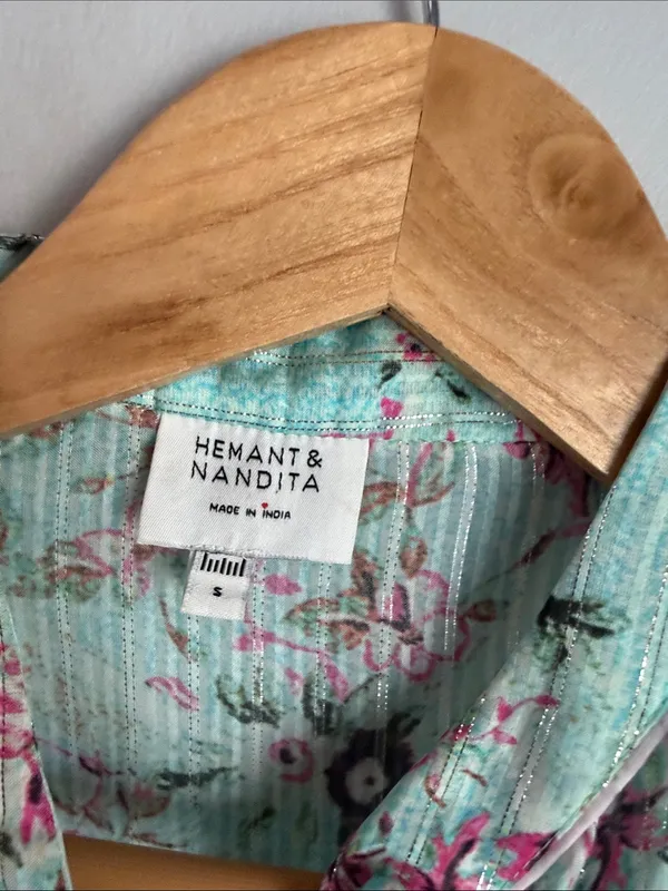 HEMANT AND NANDITA Missima Shirt Small - Image 9