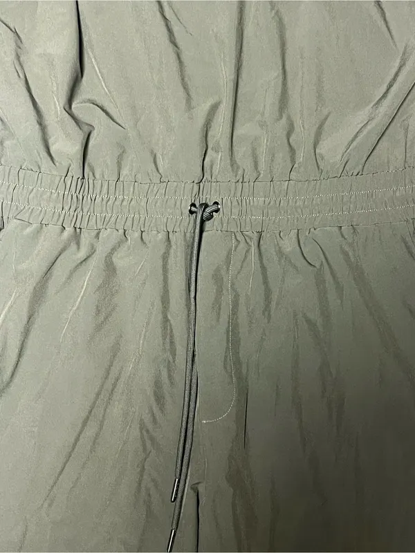 Abercrombie & Fitch Olive Green Traveler Jumpsuit XL Active Drawstring - Image 2