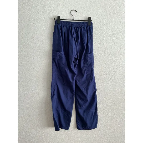 Reina Scrub Pants XS Excellent Navy‎ Blue Drawstring Cargo Pocket Microfiber - Image 2