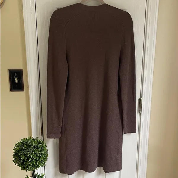 Ann Taylor Brown Boho Western Cardigan - Image 3