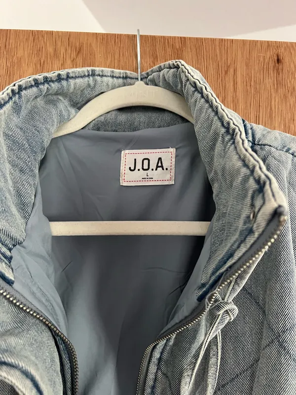 JOA quilted denim jacket  - Image 4