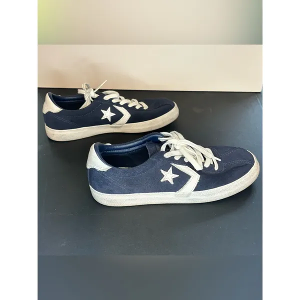 Converse Breakpoint Women’s Navy Suede Low-Top Sneakers Size 6 - Image 5