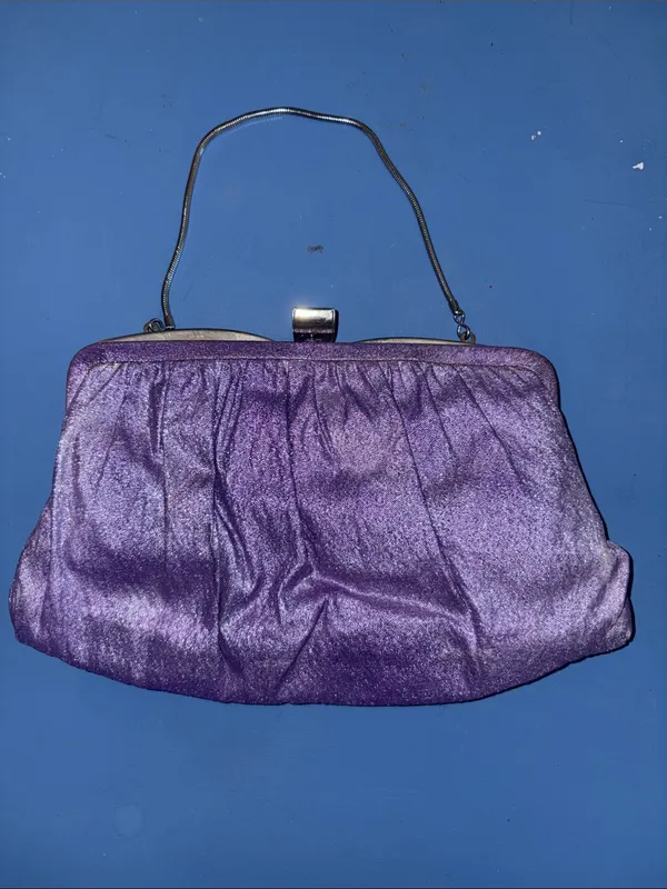 Vintage Red Leather Envelope Clutch - Image 7