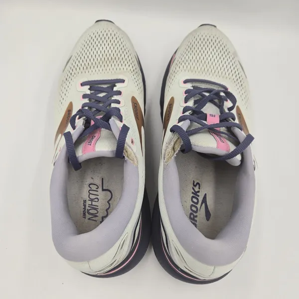 Brooks Ghost 15 Shoes Womens 10.5 B Blue Running Walking Lightweight Sneakers - Image 6