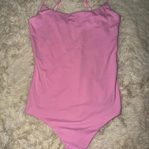 Nuuds Bodysuit Size XS NWOT Bubble Gum‎ Pink - Image 3