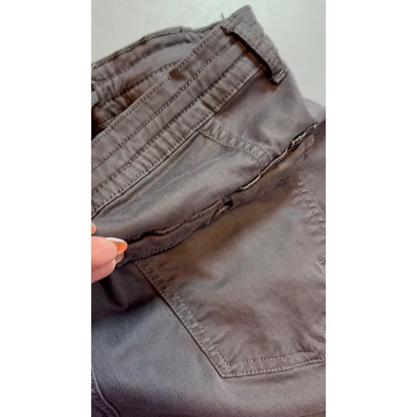 KUHL Women Trekr 14 Gray Hiking Utility Cargo Pants Tapered Leg Outdoor Trousers - Image 9