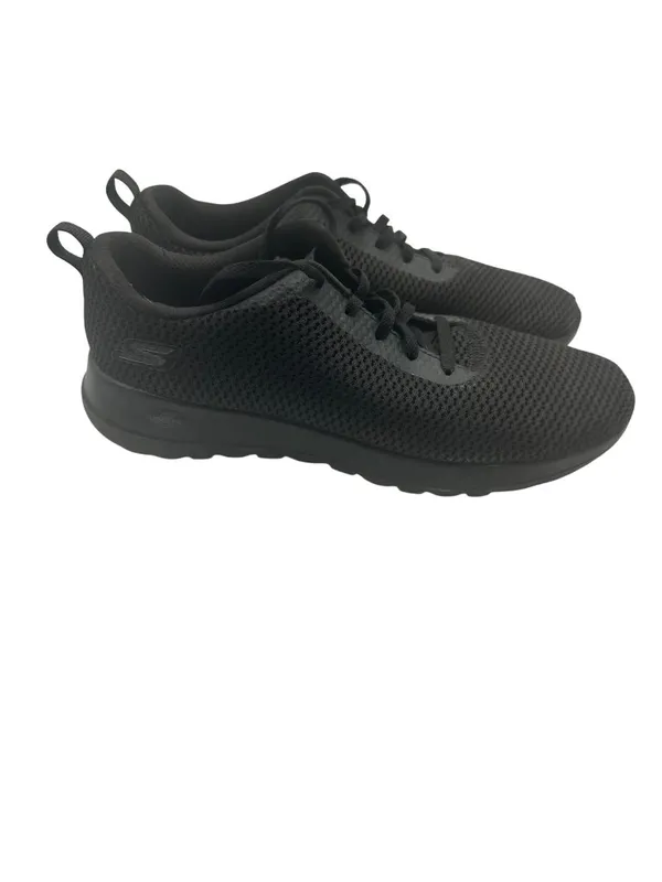 Skechers 8 Women Black Mesh Lace-Up Athletic Shoes Lightweight Casual Sneakers - Image 8