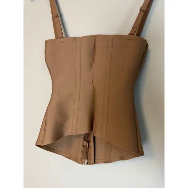 SKIMS Body Core Sculpt Waist Cincher Nude Tan Sienna Sz S - Image 9