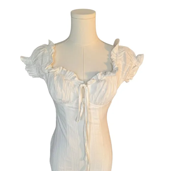 White Fox Boutique - NWT Force of Nature Mini Dress White Sz XS - Image 3