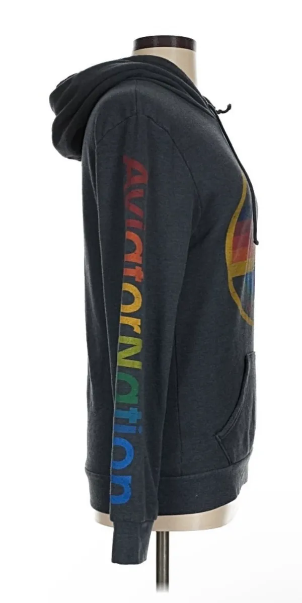 Aviator Nation Hoodie Grey - Image 2