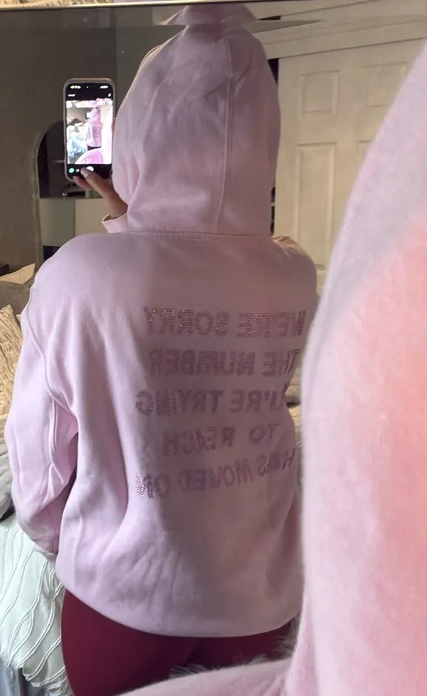 Boys Lie Hoodie Pink 1-800 Remix - Image 5