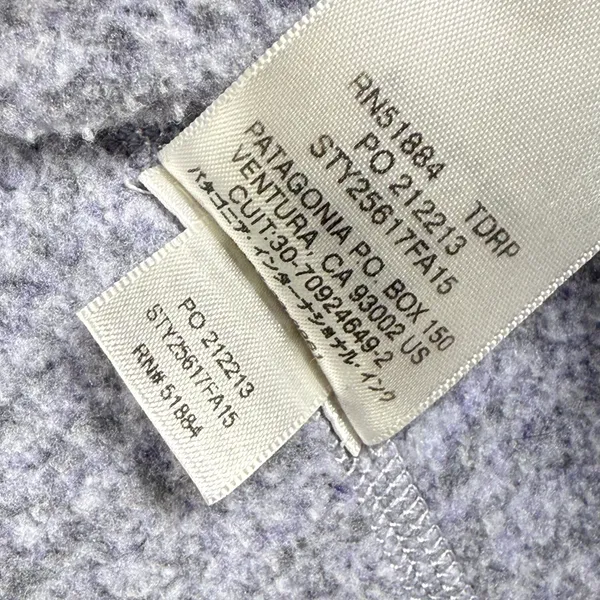 Patagonia Better Sweater 1/4 Zip Pullover Tailored Grey Womens L 25617 FA15 - Image 8