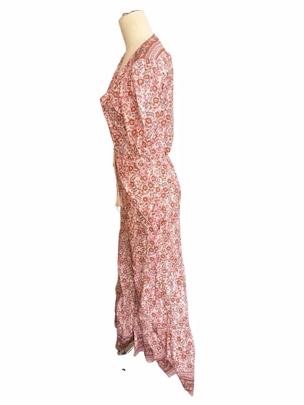 Faherty‎ Orinda cotton maxi gown size small - Image 4