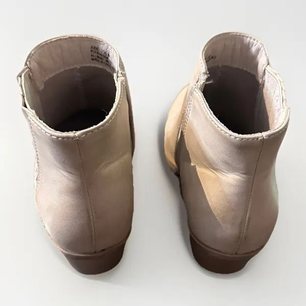 Frye and Co. Women's Jude Stacked Heel Booties Stone Camel 7.5 Western - Image 8