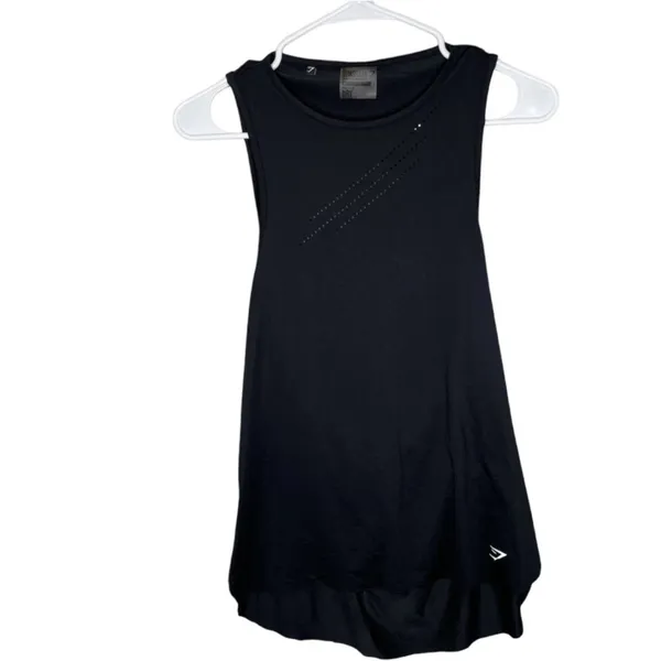 Gymshark Black Open Back Muscle Tank | Women’s Medium - Image 4