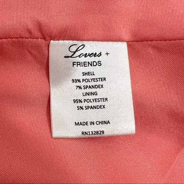 Lovers + Friends X Revolve Riviera Strapless Asymmetrical Dress Pink Chic Size S - Image 8