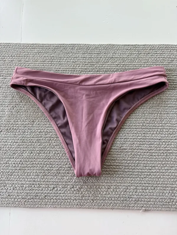 Jolyn Clothing Alanna Bikini Bottom in Dusty Mauve Size Medium - Image 2
