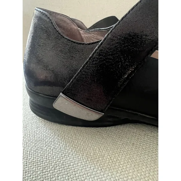 10/40 Dansko Audrey Mary Jane flats black nappa leather comforts shoes flats - Image 3