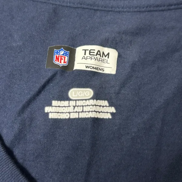 NEW NFL Atlanta Falcons‎ Womens Large T Shirt Red Stars Team Apparel - Image 4