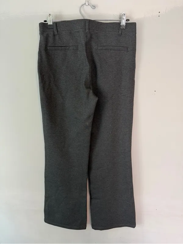 Quince Ultra Stretch Ponte Bootcut Pant Charcoal Grey Medium - Image 3
